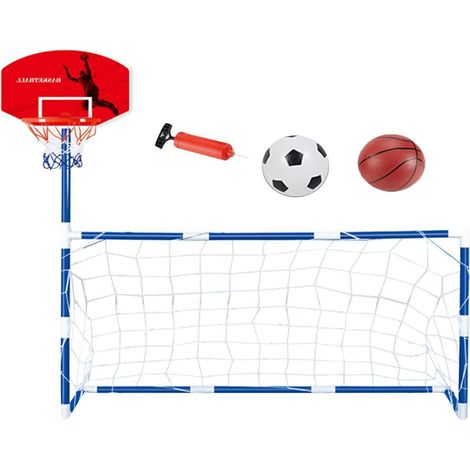 Panier de Basket intérieur pour Tout-Petits, Centre d'activités Sportives 2 en 1, Jouet Cadeau d'anniversaire pour 3 4 5 6 7 8 9 Ans garçons Filles, Cadeaux de fête de Noël (1/5)