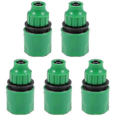Adaptateurs de tuyau d'arrosage à raccord rapide de 8 mm de diamètre intérieur, idéaux pour les systèmes d'irrigation de jardin. Lot de 5 - Idée cadeau parfaite. Édition 0923 (1/5)