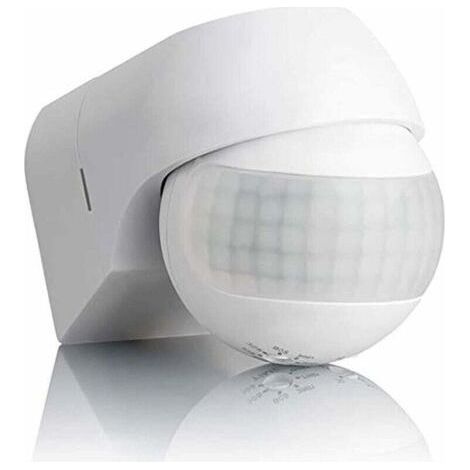 Infrared Motion Detector - for indoors and outdoors Range up to 30m at 180° Rotatable Tilt (1/5)