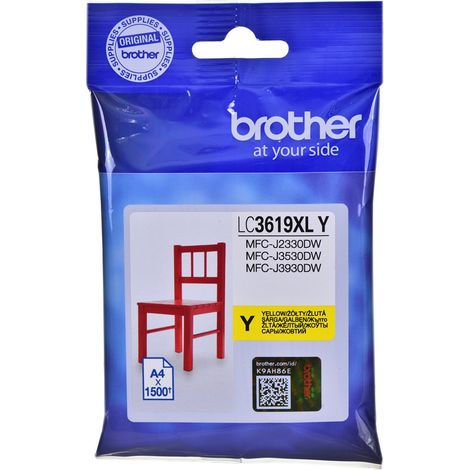 Stampante a inchiostro giallo Brother LC619XLY (1/2)