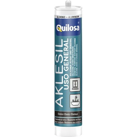 Silicone acido grigio 280 cm³.