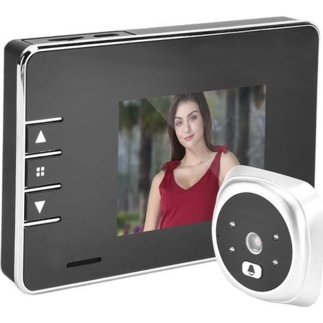 EBTOOLS Smart Doorbell Smart Video Doorbell 3-inch TFT LCD Screen Infrared Night Vision Camera (1/4)