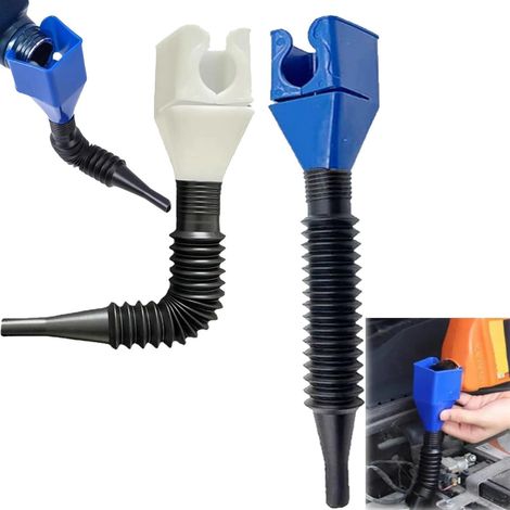 Lot de 2 entonnoirs pliables universels pour auto et moto, avec clip, pour usage domestique (1/5)