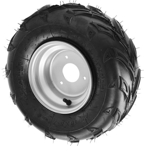 Pneus 16x8-7 ATV UTV Go Kart avec moyeu intégré, montage facile, résistant aux vibrations, pneus lourds tout-terrain (1/5)