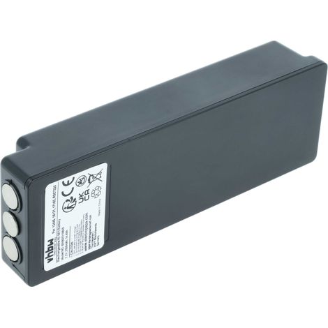 vhbw Batterie remplacement pour Palfinger Scanreco 708031757, IM6024, RSC7220 pour opérateur télécommande industrielle (2000mAh, 7,2V, NiMH)