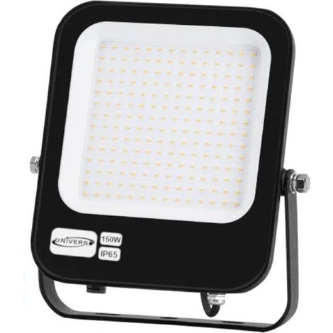 Faro led ultra slim 150 watt sottile proiettore per esterno ip65 staffa orientabile luce fredda 6500k calda 3000k naturale 4000k (1/5)
