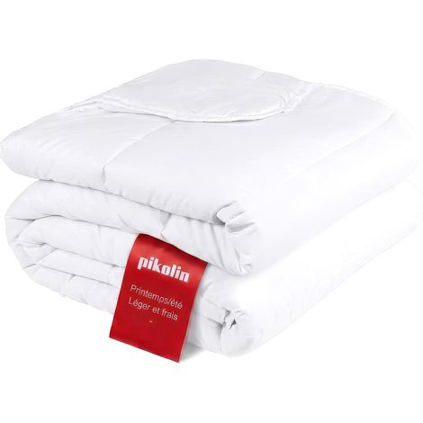 Couette 140 x 200 cm 150 g Été en Fibre pour Lit 1 Personne Couette avec Traitement Anti-acariens, Lavable, Léger et Respirante (1/5)