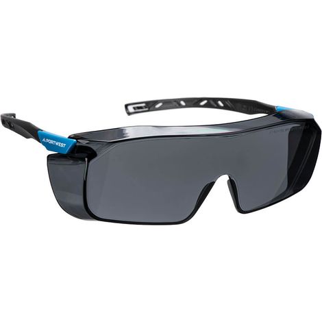 lunettes de sécurité top otg - fumé - portwest