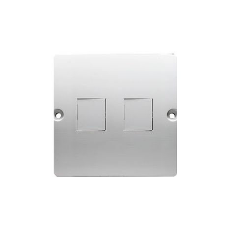Coperchio per doppia presa dati Keystone piatta (1/4)