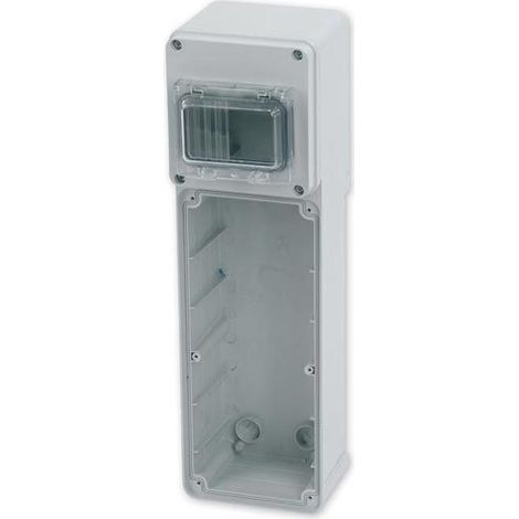 Quadro vuoto, 420x124x138mm, 4 moduli, 1 presa interbloccata, compatibile con prese serie 16 - Rosi 16.3007 (1/2)