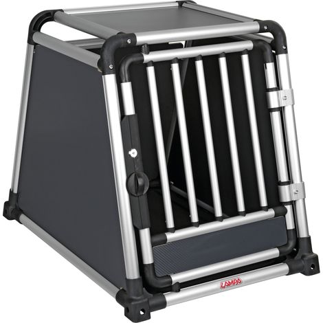 Premium, Trasportino In Lega Di Alluminio, Specifico Per Il Trasporto Di Animali In Auto - Type 4 - 55 X 75 X H 62 Cm (1/5)