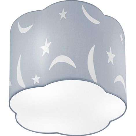 Trio Lighting Plafón Infantil de techo Original Azul Moony (1/2)