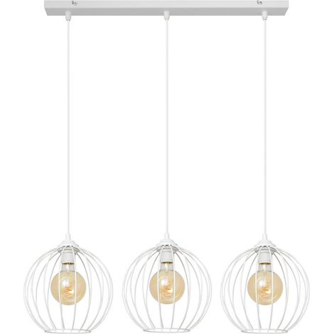 Helam MERCURE Plafonnier Barre Droite Blanc 70cm (1/4)