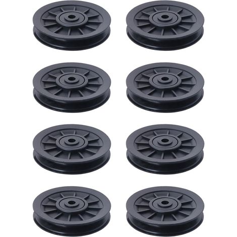 8 Pièces Séries Universel 105mm Diamètre Anti-Usure Roulement Poulie Roue Câble Salle de Gym équipement de Remise en Forme Partie (1/5)