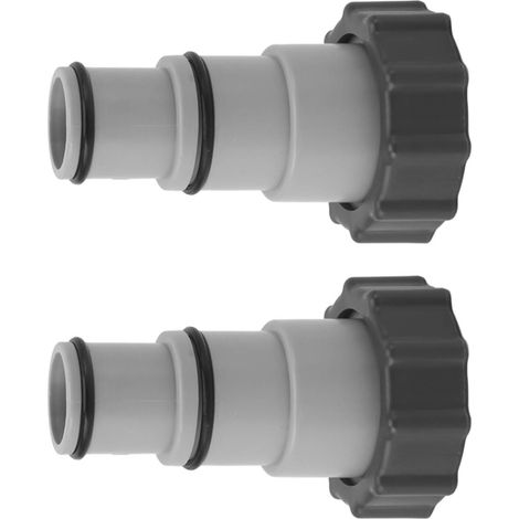 Lot de 2 adaptateurs de tuyau de piscine de remplacement 1,25 pouce à 1,5 pouce, type A, pour filtre de piscine. (1/5)