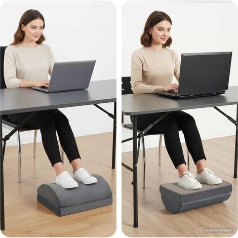 vidaXL  Plain Grey 44 x 29 x 17 cm PU Foam