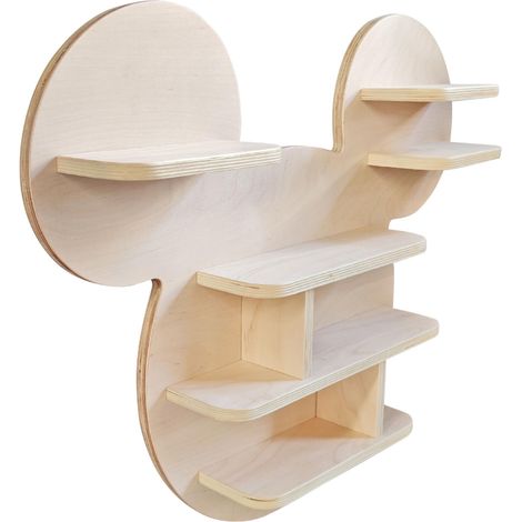 Classic Petite étagère Murale pour Enfants Étagères flottantes en Bois pour Chambre à Coucher et Salle de Jeux Noir (1/5)