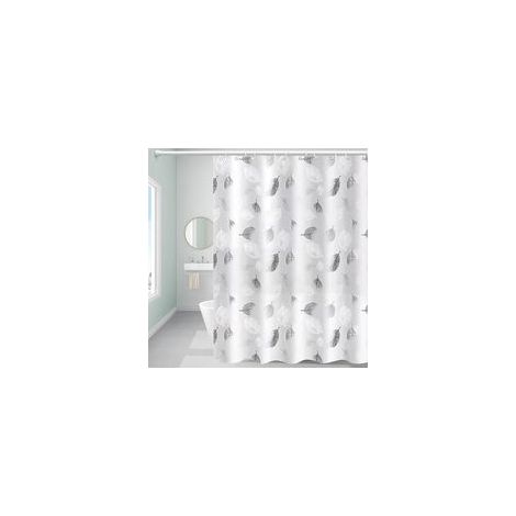 Hochwertiger, wasserdichter Duschvorhang 180 x 200 cm – Schimmelresistenter Badezimmervorhang aus strapazierfähigem PEVA-Material, rostfreie Haken, stilvoll und praktisch. – Crezuo