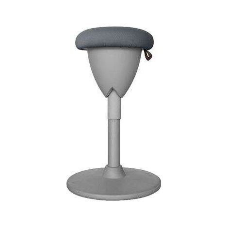 Cromad design sgabello multiuso - seduta regolabile in altezza - ro de 360º - tessuto impermeabile - colore grigio -