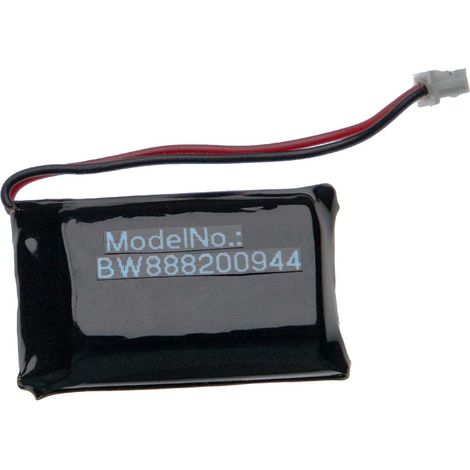 vhbw 1x Batterie compatible avec Educator ET-300 Receiver, ET-300 Transmitter collier de dressage (300mAh, 3,7V, Li-polymère)