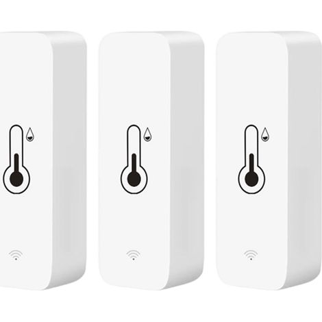 Juego de 3 sensores de temperatura, higrómetro wifi, monitor de humedad interior, para el hogar y la oficina. (1/5)