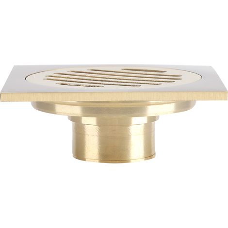 Bonde de sol carrée pour douche de salle de bain, crépine en laiton, accessoire pour la maison (1/5)
