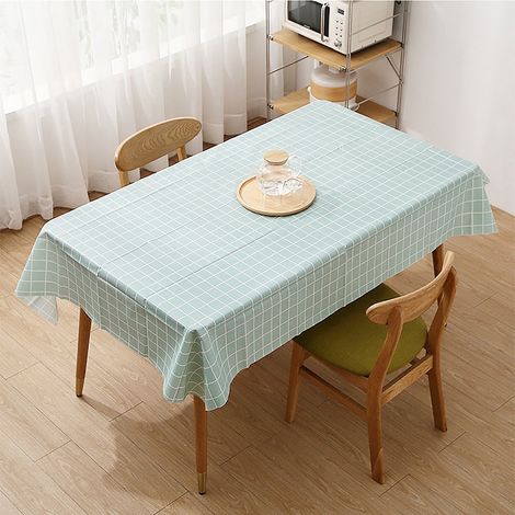 Tablecloth - PEVA - Checkered - 137 cm x 90 cm - Disposable - Indoor Outdoor Use - 1 Piece (1/5)