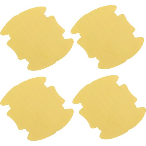4Protège-poignées de porte adhésifs transparents, film anti-rayures pour peinture voiture, lot de 4, universel (1/5)
