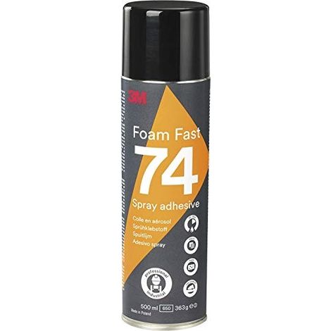 Adhésif Scotch-Weld 74 Orange, Aérosol boîte 500 ml ( Prix pour 1 ) (1/2)