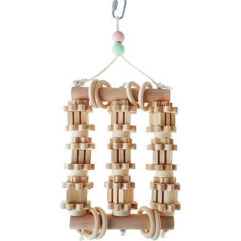 Jouets à mâcher pour perroquets Blocs en bois pour conures Gris d'Afrique Calopsittes