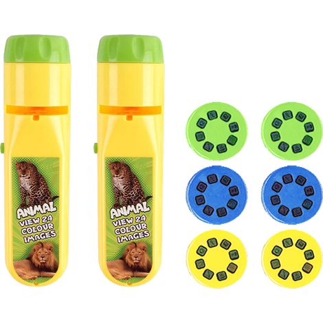 Projecteur à Diapositives - Lampe de Projection Éducative pour Enfants - Veilleuse Nuit avec Fonction Torche - 1 Pièce (1/5)