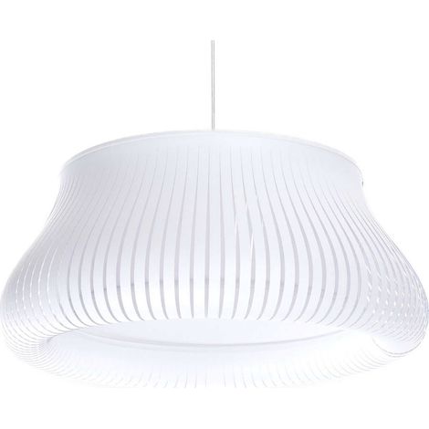 Suspension design ajustable blanche style moderne pour salon - Ø 45 cm (1/2)