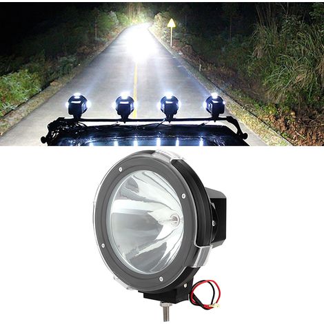 Projecteur de travail étanche HID H3 12-24 V 55 W 6000 K, puissant, pour véhicules tout-terrain et de chantier. (1/5)