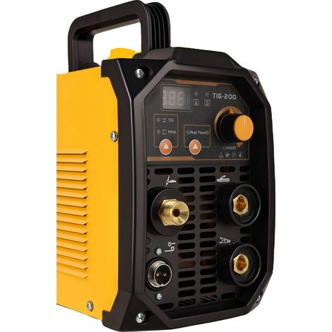 Máquina de soldar, 3 funciones en 1, diseño portátil, color amarillo, 220 V. (1/2)