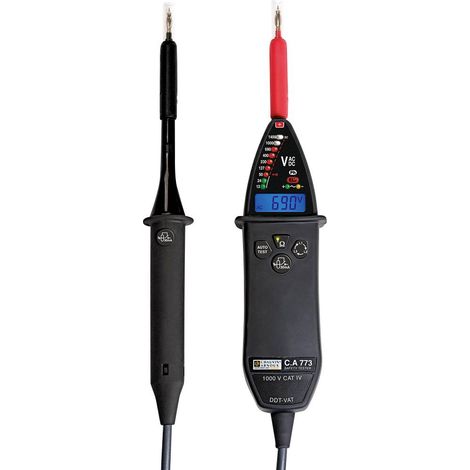 Détecteur de tension Chauvin Arnoux Ca 773 IP2X. 1000 V ac, 1400V c.c. max CAT IV, IP65 ( Prix pour 1 ) (1/5)