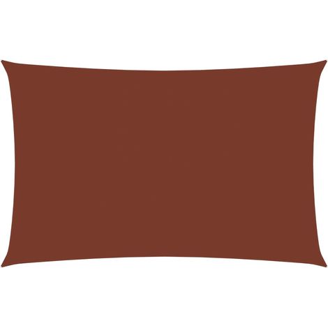 Telo ombreggiante a vela in tessuto oxford rettangolare 4 x 7 m terracotta 020009713