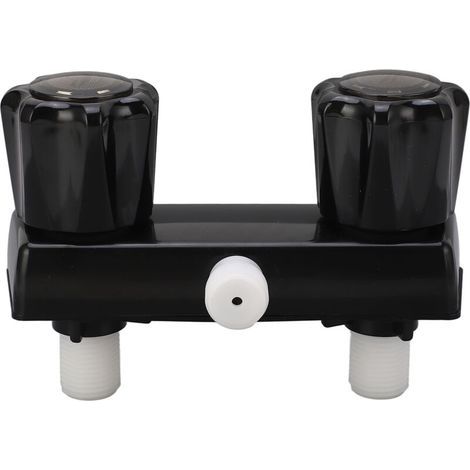 Inverseur de robinet de douche pour camping-car – ABS léger, montage 2 trous, rotation à 90° – sans marque (1/5)