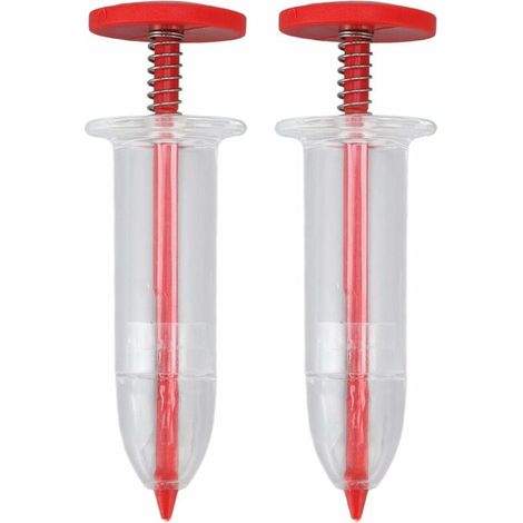2pcs Distributeur de Graines, Semeur de Graines Portatif - Planter des Graines Facilement, Mini Outil de Semis de Semences pour l'ensemencement Horticole (1/5)