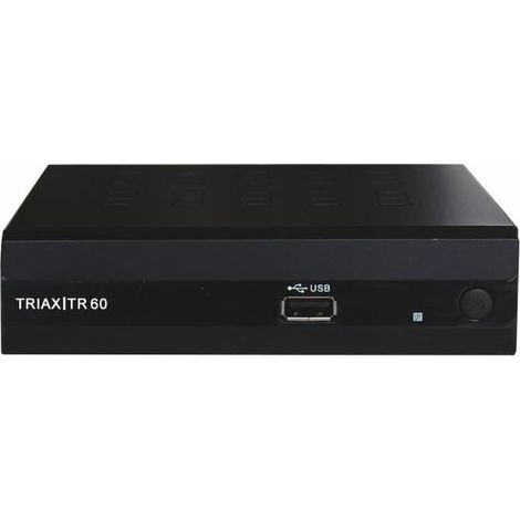 Récepteur TNT - TRIAX - TR 60 - DVB-T2 - HEVC - HD