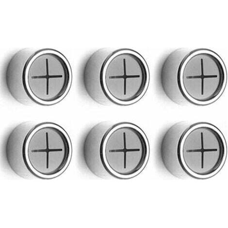 6-Piece Towel Holder Set, Adhesive Towel Hooks, Suction Cup Towel Holders for Kitchen Towels, Suction Cup Towel Holders for Bathroom, Wardrobe and Cupboard (Round ABS) (1/4)