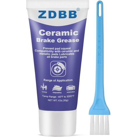 Lubrifiant céramique pour freins Résistant aux températures élevées Élimine les grincements des étriers pour systèmes de freinage automobile (1/4)