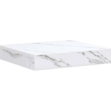 Estante de pared Mármol 23 x 23,5 x 4 cm Madera de ingeniería vidaXL