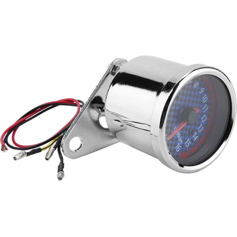 Compte-tours universel moto LED 12V avec affichage numérique, tachymètre électronique 16000 tr/min (1/3)