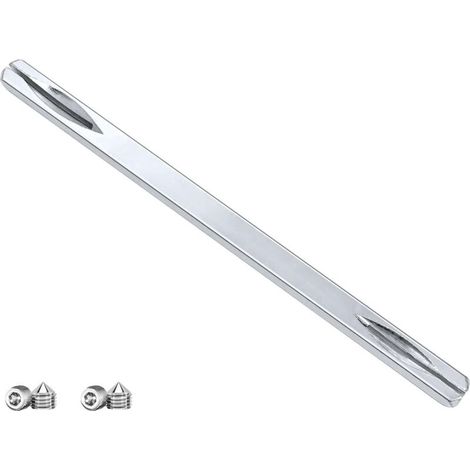Tige Poignée Carrée - 8 mm x 150 mm - Acier Massif - Pour Poignées de Portes Intérieures - 1 Pièce (1/5)