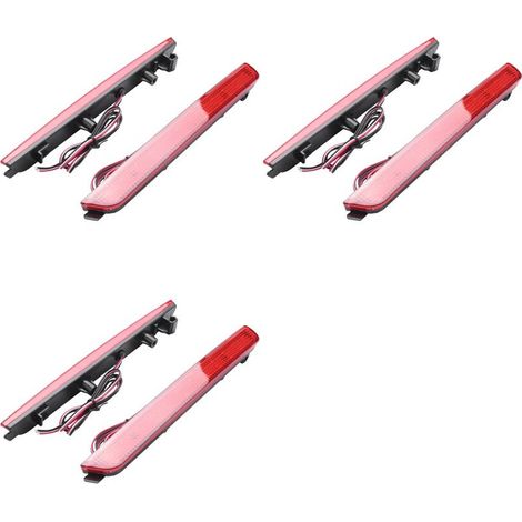 Adecuado para 6 luces del parachoques trasero, incluyendo luces de freno, intermitentes, faros antiniebla y luces de emergencia. (1/2)