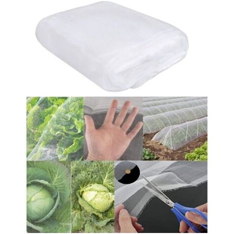 2x5m Gartennetz, Insektenschutz für den Gemüsegarten (1/5)