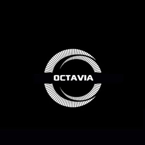 (2PCS-G) Lot de 2 projecteurs LED d'accueil pour portières de voiture, avec effet d'ombre fantôme, compatibles avec Skoda Octavia A5 (2007-2012). Accessoires pour véhicules : éclairage automobile. (1/5)