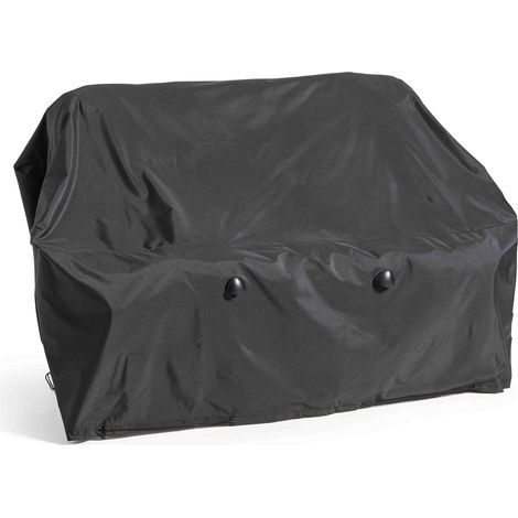 Oviala – Housse de canapé extérieur 2 places 170x90 cm – Polyester 160 g/m² – Imperméable avec aérateur anti-condensation – Cordon de serrage
