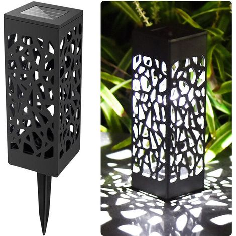 10 Lampes solaires d'extérieur, détecteur de lumière carré Lampes de jardin étanches pour l'extérieur (1/3)