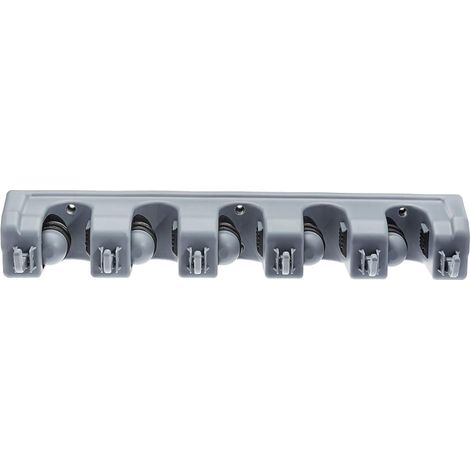 Irovami Support balai PP multifonction – Rangement nettoyage – Idéal pour salle bain, cuisine, balcon (1/5)